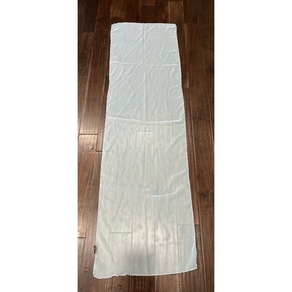 Cejon Sheer Rectangle Scarf Scarf Light Blue One Size Lightweight Wrap Shawl - Picture 5 of 9